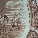 MEAKIN Staffordshire FAIR WINDS, FRIENDSHIP OF SALEM Decorative Pottery Plate