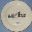 Chesaning Michigan Porcelain Decorative Church Plate