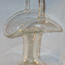 Crystal Art Glass Brides Basket Floral Vase
