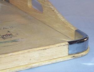 SAN FRANCISCO Advertising Hand Painted Birch Serving Tray