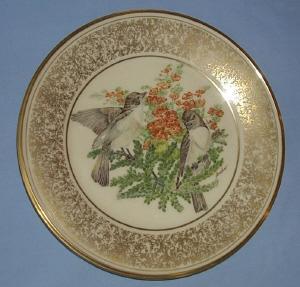 Attractive LENOX Boehm Birds Signed EASTERN PHOEBE Porcelain Decorative Plate