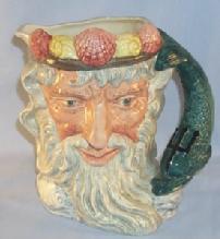 ROYAL DOULTON Large NEPTUNE Porcelain Character Jug