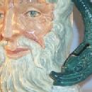 ROYAL DOULTON Large NEPTUNE Porcelain Character Jug