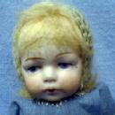 old Bisque Blue Eye Doll - Vintage German old