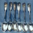 vintage Rockford Silverplate Company Teaspoon Group of 6