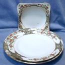 Nippon Porcelain Pottery 3 pc Dinnerware Group