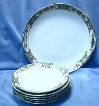 Nippon 7 pc Dessert or Cake Set - Vintage Pottery