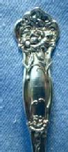 vintage Wallace Sterling Silver CORNATION Teaspoon - 1909