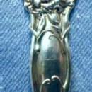 vintage Wallace Sterling Silver CORNATION Teaspoon - 1909