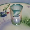 English DUCK Design Porcelain Water Pitcher & Bowl Set