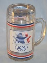 Oversize LOS ANGELES 1984 OLYMPIAD Glass Mug