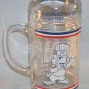 Oversize LOS ANGELES 1984 OLYMPIAD Glass Mug