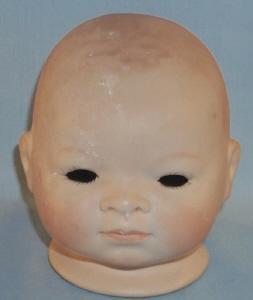 Large Grace S. Putnam Bisque Porcelain Baby Doll Head