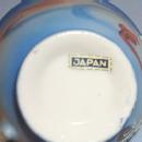 Pair TIFFIN Frosted Blue PARROT Glass Candle Holders