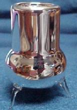 MERCURY GLASS Footed Tooth Pick - Glass