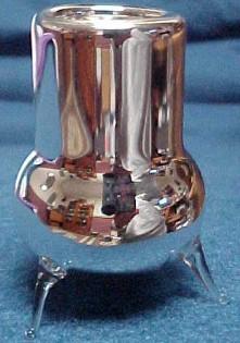 MERCURY GLASS Footed Tooth Pick - Glass