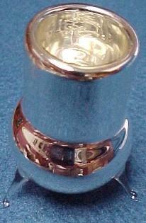MERCURY GLASS Footed Tooth Pick - Glass