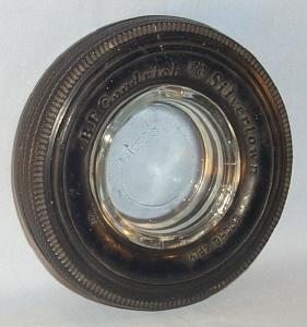 B.F. GOODRICH SILVERTOWN Tire Advertising Ashtray - Tobacciana