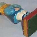 (1) LITTLE GIRL IN BLUE DRESS Bookend / Doorstop - Metalware