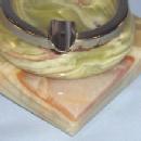 One Bronzed Grey Metal DANTE Bookend - Metalware