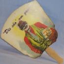Reproduction Black Americana UNCLE REMUS Syrup Advertising Fan - Ethnographic