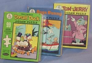 BUGS BUNNY, TOM & JERRY, and DONALD DUCK Jigsaw Puzzles - Paper