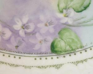 Beautiful Italian Ceramic Flower Design Tile - Pottery