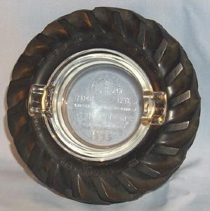 FIRESTONE 1939 Golden Gate International Exposition Tractor Tire Ashtray - Tobacciana