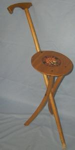 NEW YORK 1939 WORLD'S FAIR Wood Portable Seat - Furniture
