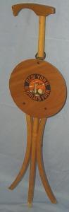 NEW YORK 1939 WORLD'S FAIR Wood Portable Seat - Furniture