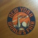 NEW YORK 1939 WORLD'S FAIR Wood Portable Seat - Furniture
