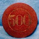 old vintage Clay Poker Chip
