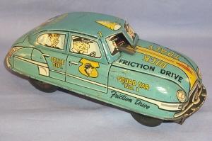 DICK TRACY Friction Drive Squad Car No. 1 - Toys