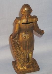 GEORGE WASHINGTON Cast Iron Bank - Metalware