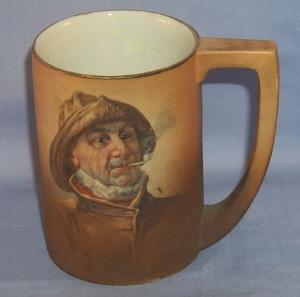 IOGA Warwick OLD FISHERMAN Porcelain Mug