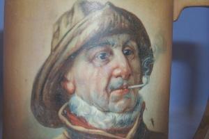 IOGA Warwick OLD FISHERMAN Porcelain Mug