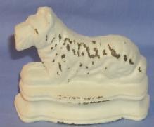 White SCOTTIE DOG Cast Iron Doorstop - Metalware