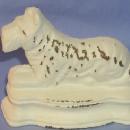 White SCOTTIE DOG Cast Iron Doorstop - Metalware