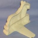 White SCOTTIE DOG Cast Iron Doorstop - Metalware