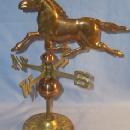 Brass & Copper Decorative Desktop HORSE WEATHERVANE - Metalware