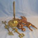 Brass & Copper Decorative Desktop HORSE WEATHERVANE - Metalware