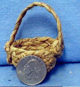 old American Indian Woven Basket - Miniature ethnographic