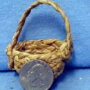 old American Indian Woven Basket - Miniature ethnographic