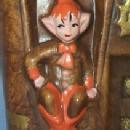 California Originals ELF SCHOOL HOUSE Pottery Cookie Jar