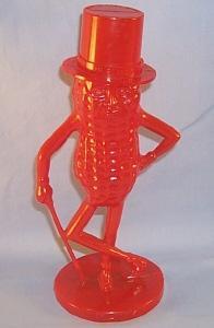 Red Plastic MR. PEANUT Bank - Toys