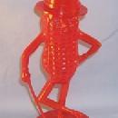 Red Plastic MR. PEANUT Bank - Toys