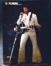 Elvis Presley IN MEMORY 1977 Poster - Vintage paper collectible