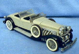 old vintage DUESENBERG Automobile Die Cast Toy - 1934 Rio made in Italy