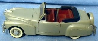 old vintage 1950's LINCOLN Automobile Die Cast Toy - Rio made in Italy - 1/43 Model