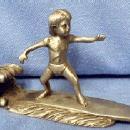 Limited edition Hawaiian SURFER - Vintage Hudson Pewter
